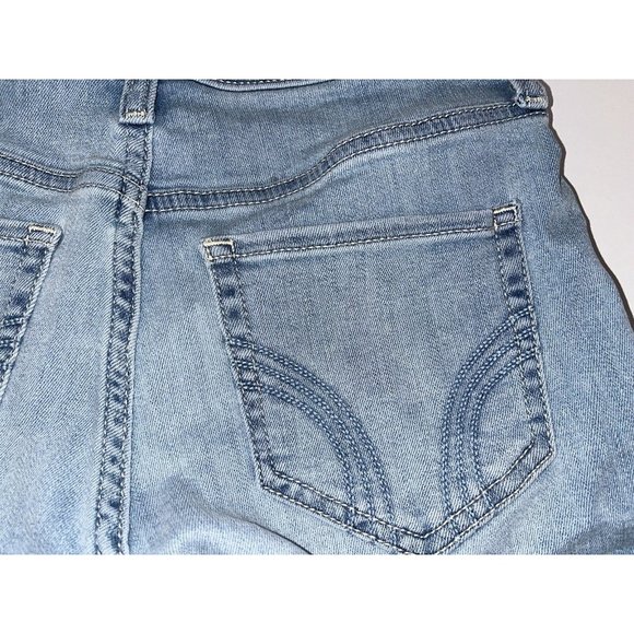Hollister Booty Shorty Shorts Girls 25X2 Distressed Soft Stretch Cut Off - Picture 5 of 6